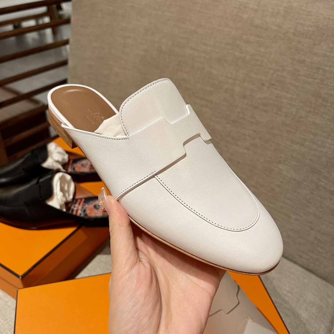 HERMES 爱马仕   2022最新乐福鞋半拖Catena穆勒鞋