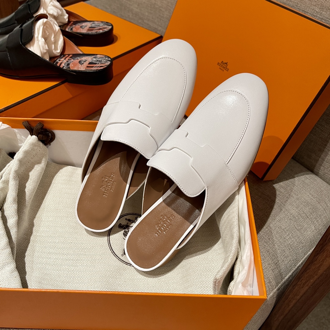 HERMES 爱马仕   2022最新乐福鞋半拖Catena穆勒鞋