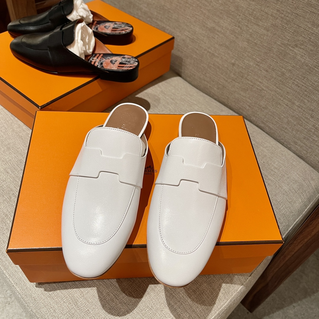 HERMES 爱马仕   2022最新乐福鞋半拖Catena穆勒鞋