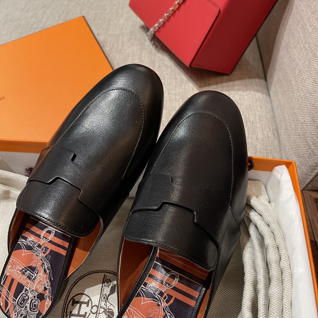 HERMES 爱马仕   2022最新乐福鞋半拖Catena穆勒鞋