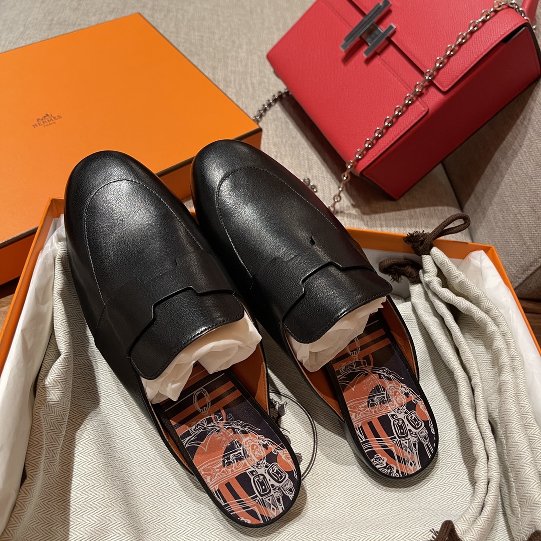HERMES 爱马仕   2022最新乐福鞋半拖Catena穆勒鞋