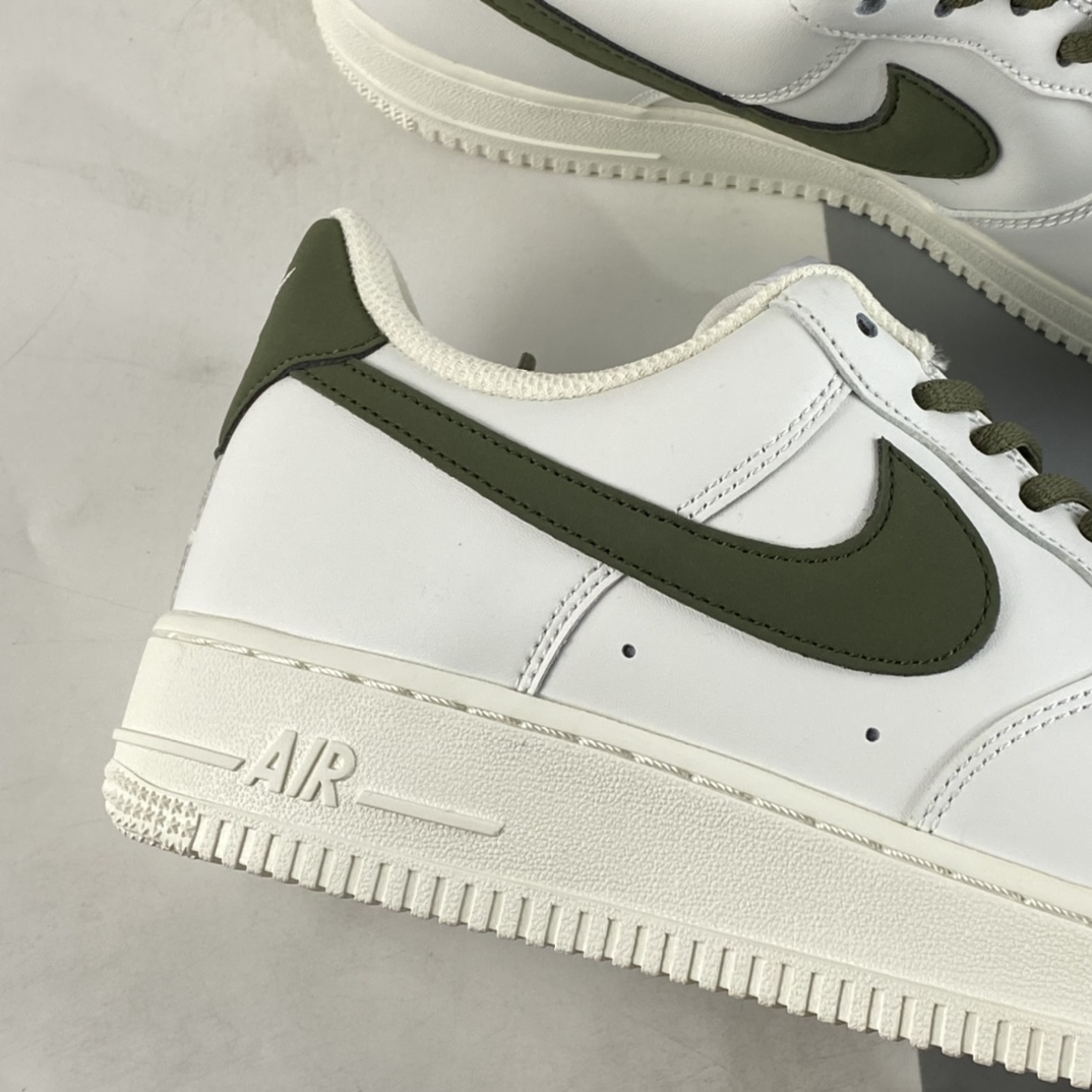 P220  Nike Air Force 1’07 Low“米白绿”配色低帮空军一号休闲板鞋 CQ5059-110