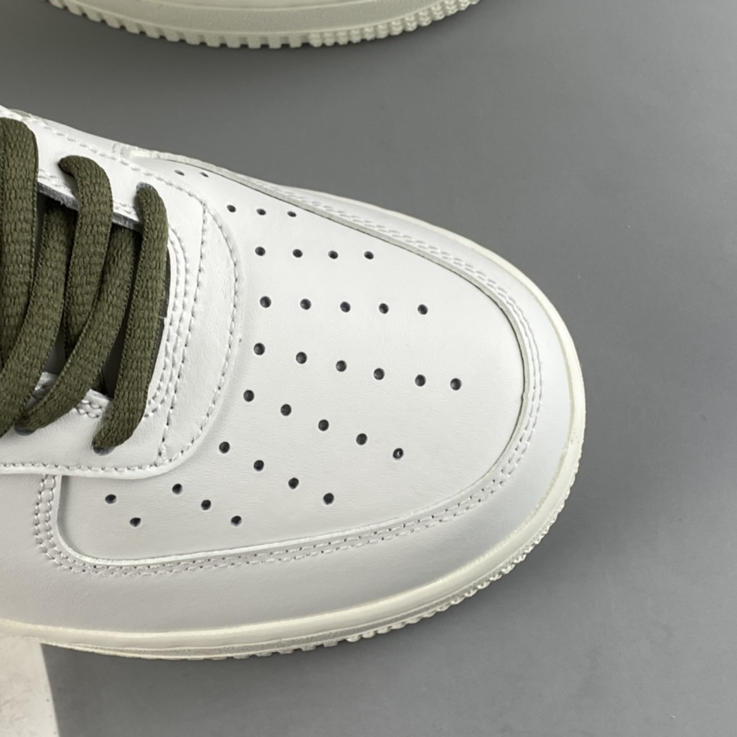 P220  Nike Air Force 1’07 Low“米白绿”配色低帮空军一号休闲板鞋 CQ5059-110