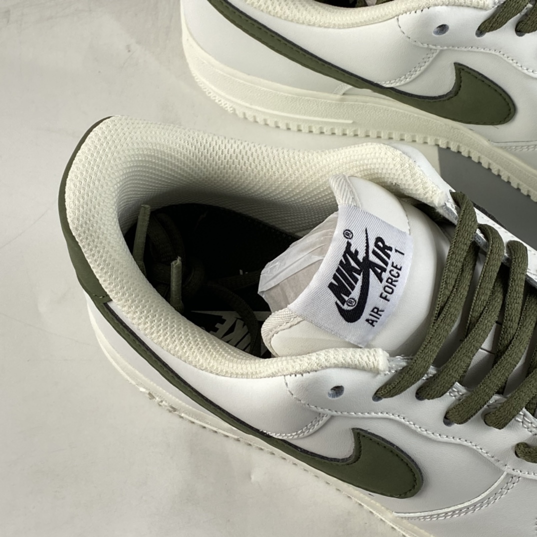 P220  Nike Air Force 1’07 Low“米白绿”配色低帮空军一号休闲板鞋 CQ5059-110