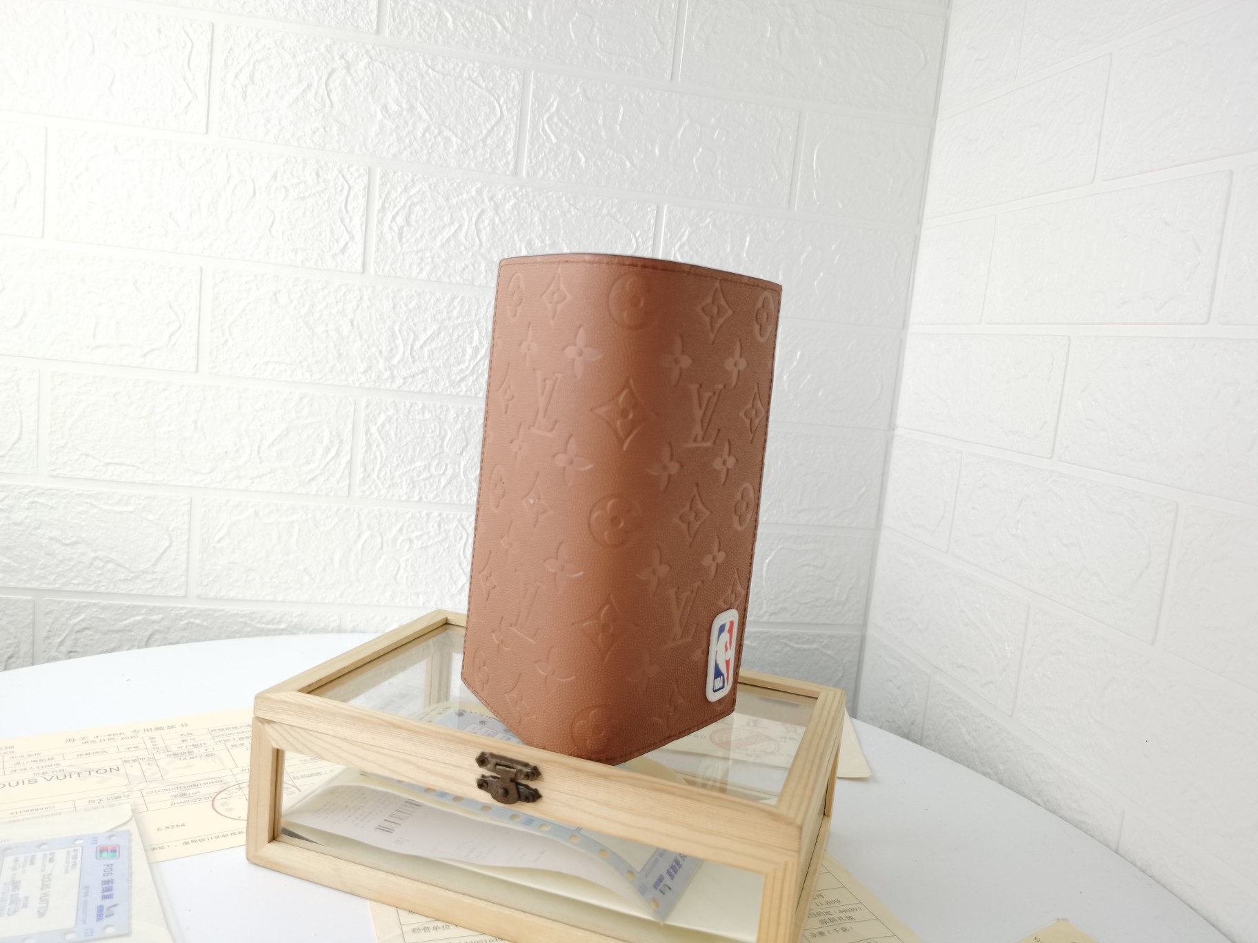 BRAZZA 財布 - 粒面皮革と多機能デザイン