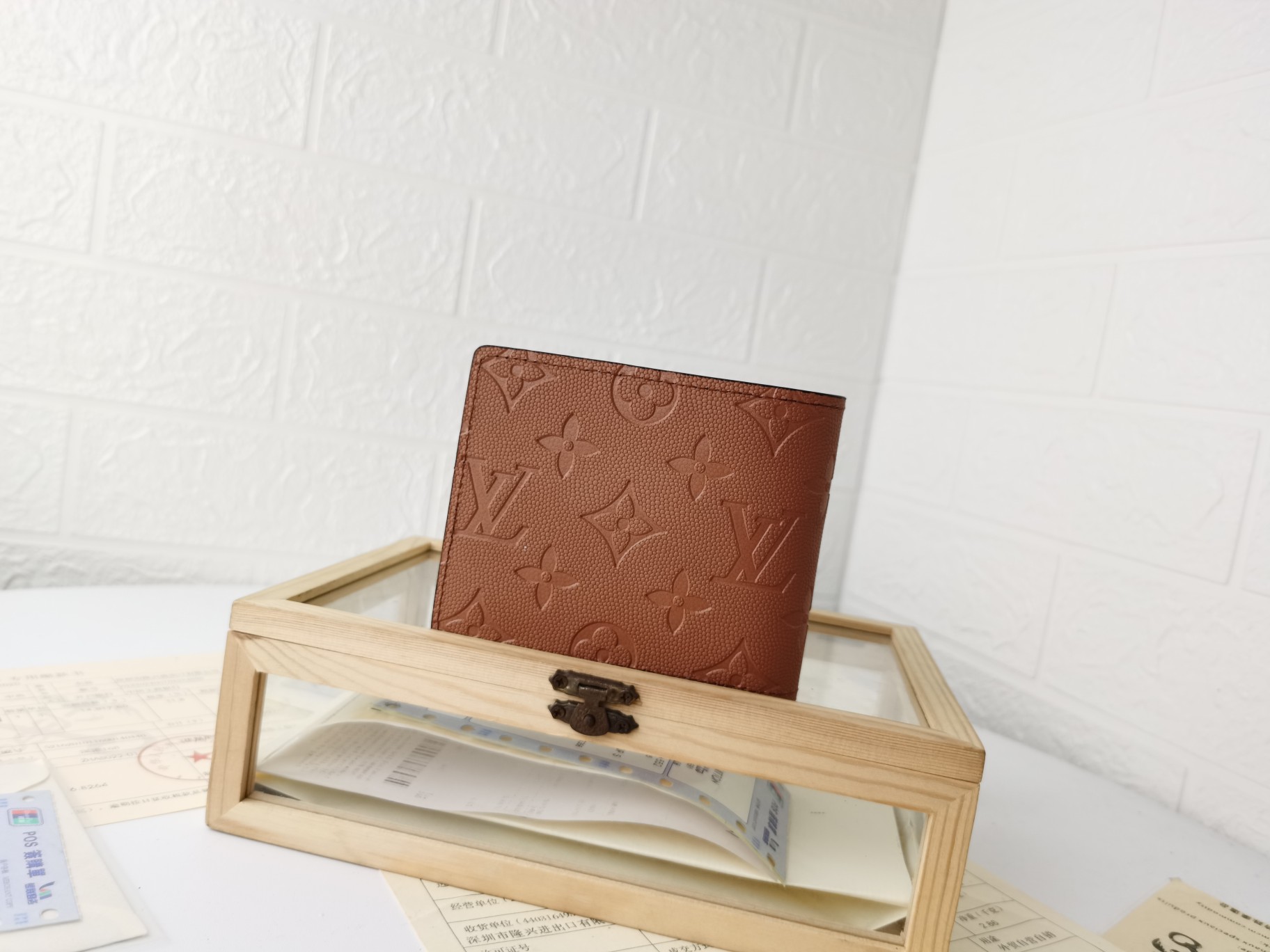 NBA MULTIPLE 財布 Monogram Watercolor Blue ヴァージル・アブロー デザイン