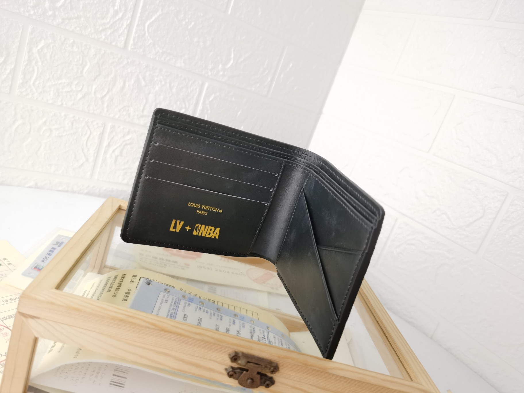 NBA MULTIPLE 財布 Monogram Watercolor Blue ヴァージル・アブロー デザイン