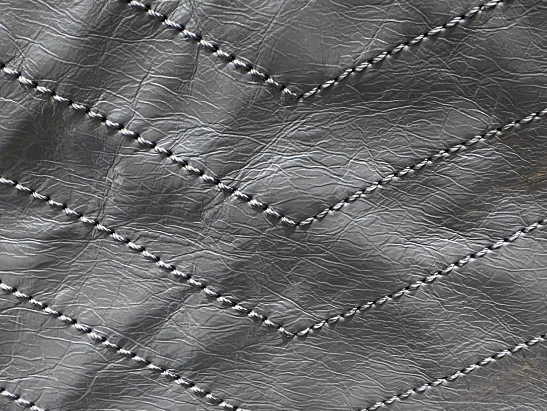 YSL NIKI SHOPPING BAG 33CM 577999深灰色油蜡牛皮