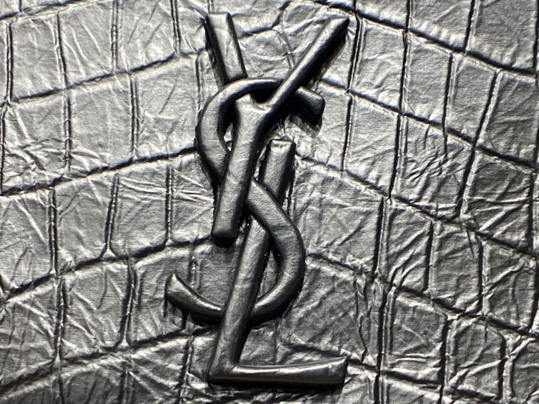 YSL NIKI SHOPPING BAG 33CM 577999黑色鳄鱼纹