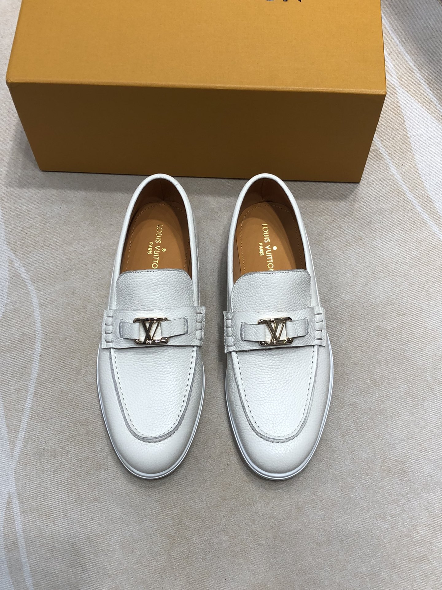 Louis Vuitton Shoes Plain Toe Splicing Cowhide Casual