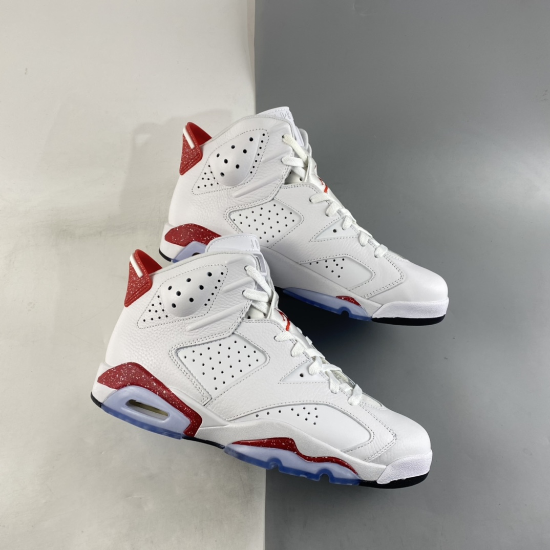 P480  Air Jordan 6 “Red Oreo” AJ6 白红奥利奥 CT8529-162