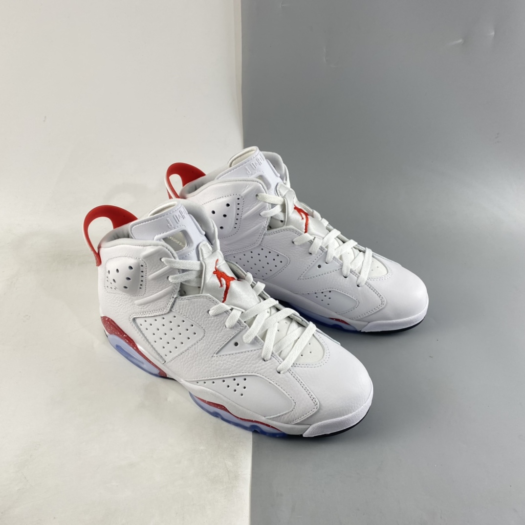 P480  Air Jordan 6 “Red Oreo” AJ6 白红奥利奥 CT8529-162