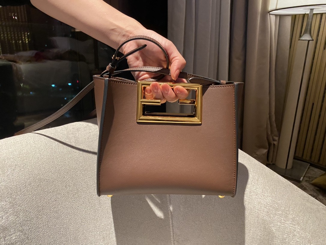 Fendi , Way new double F buckle handbag