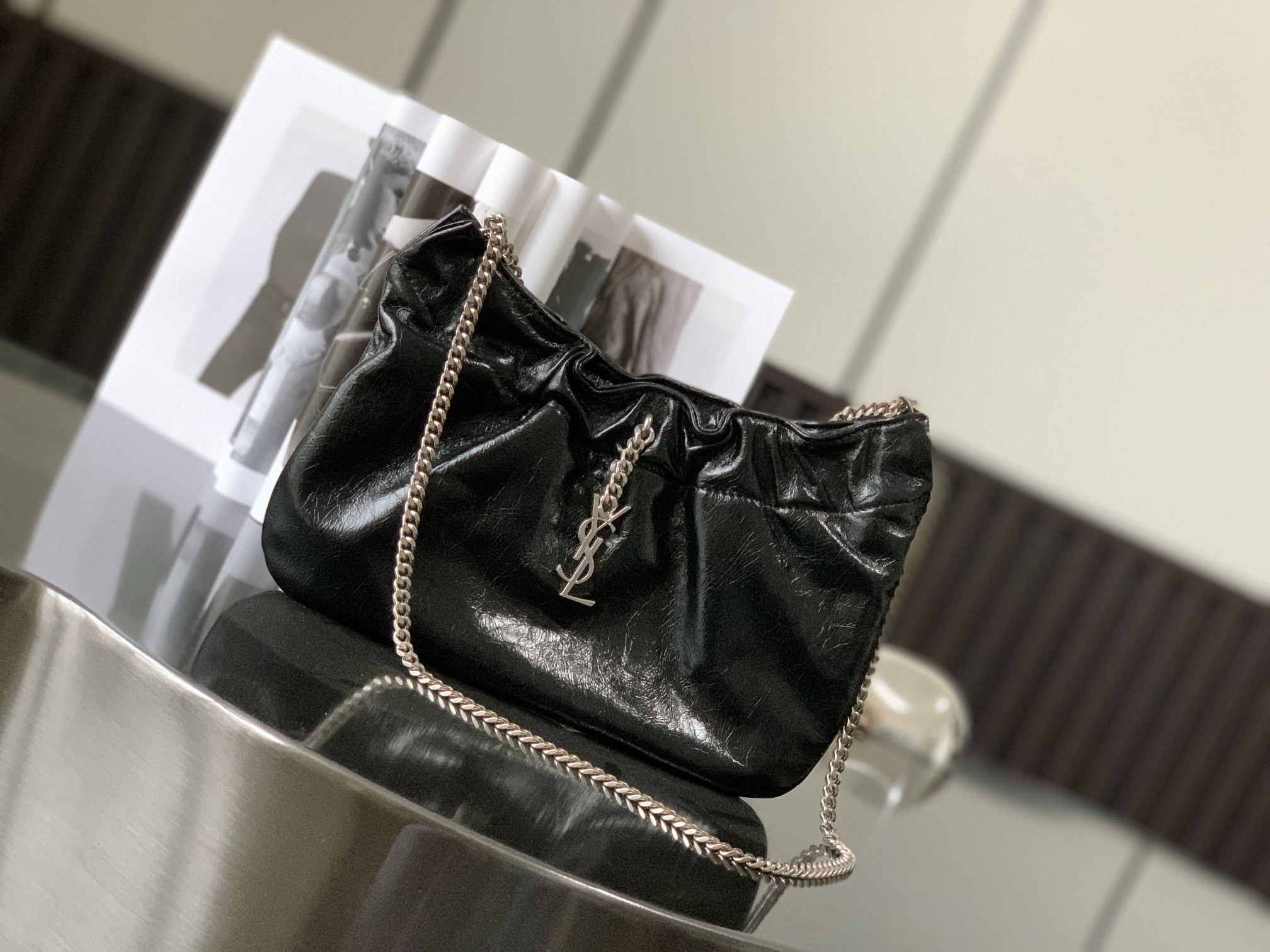 Cloud-shaped underarm bag chain bag lambskin shoulder bag