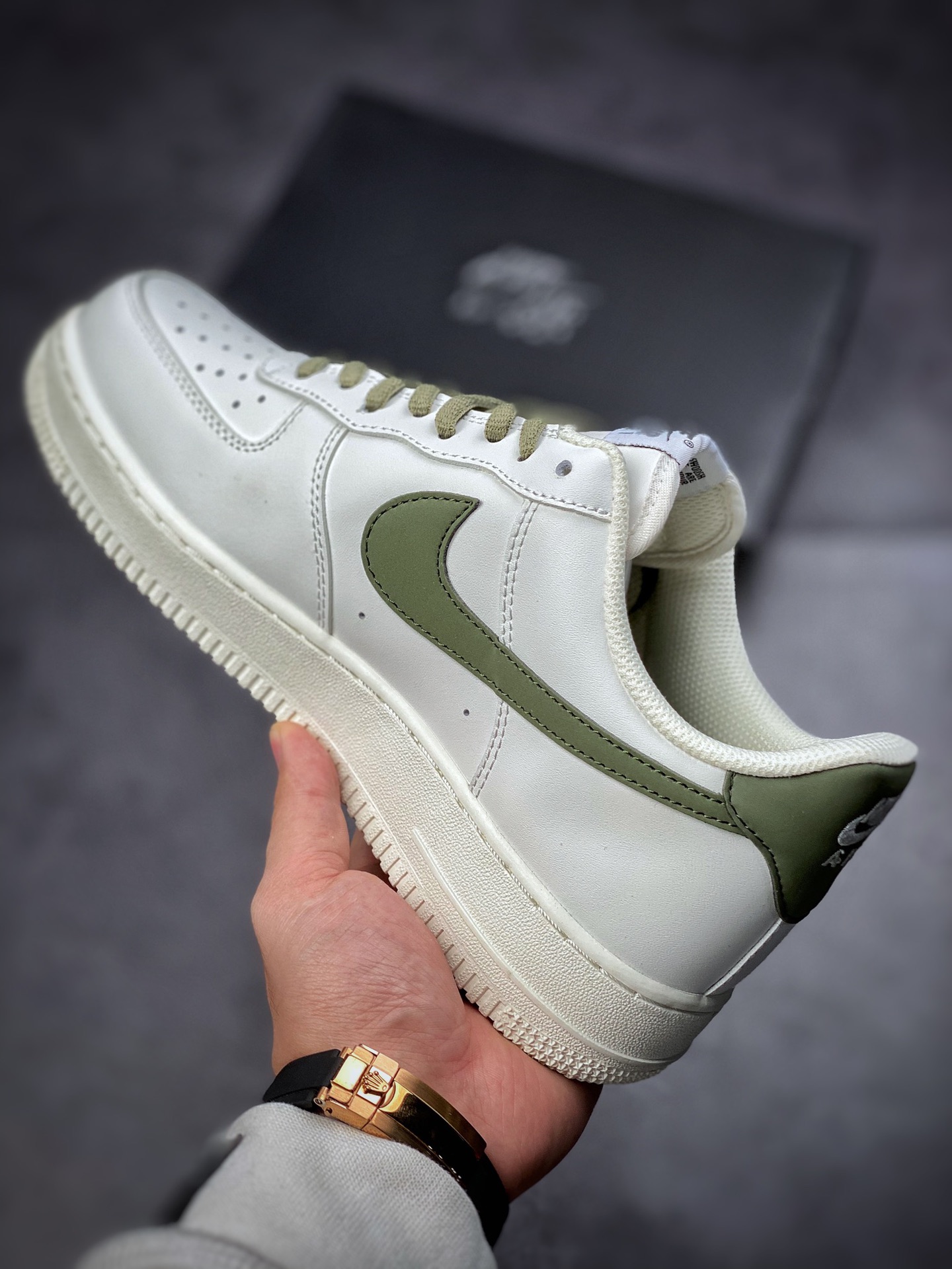220  Nike Air Force 1 Low 07 米白绿CQ5059-110