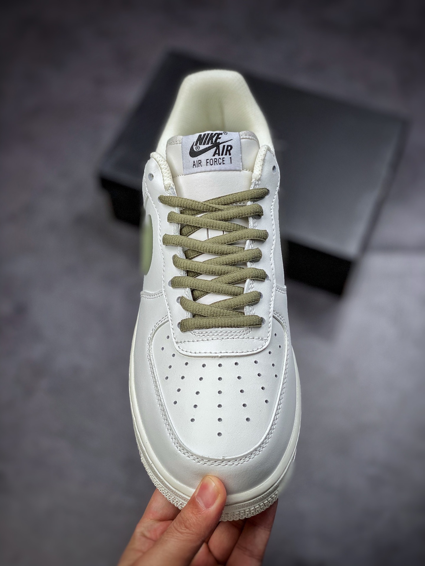 220  Nike Air Force 1 Low 07 米白绿CQ5059-110