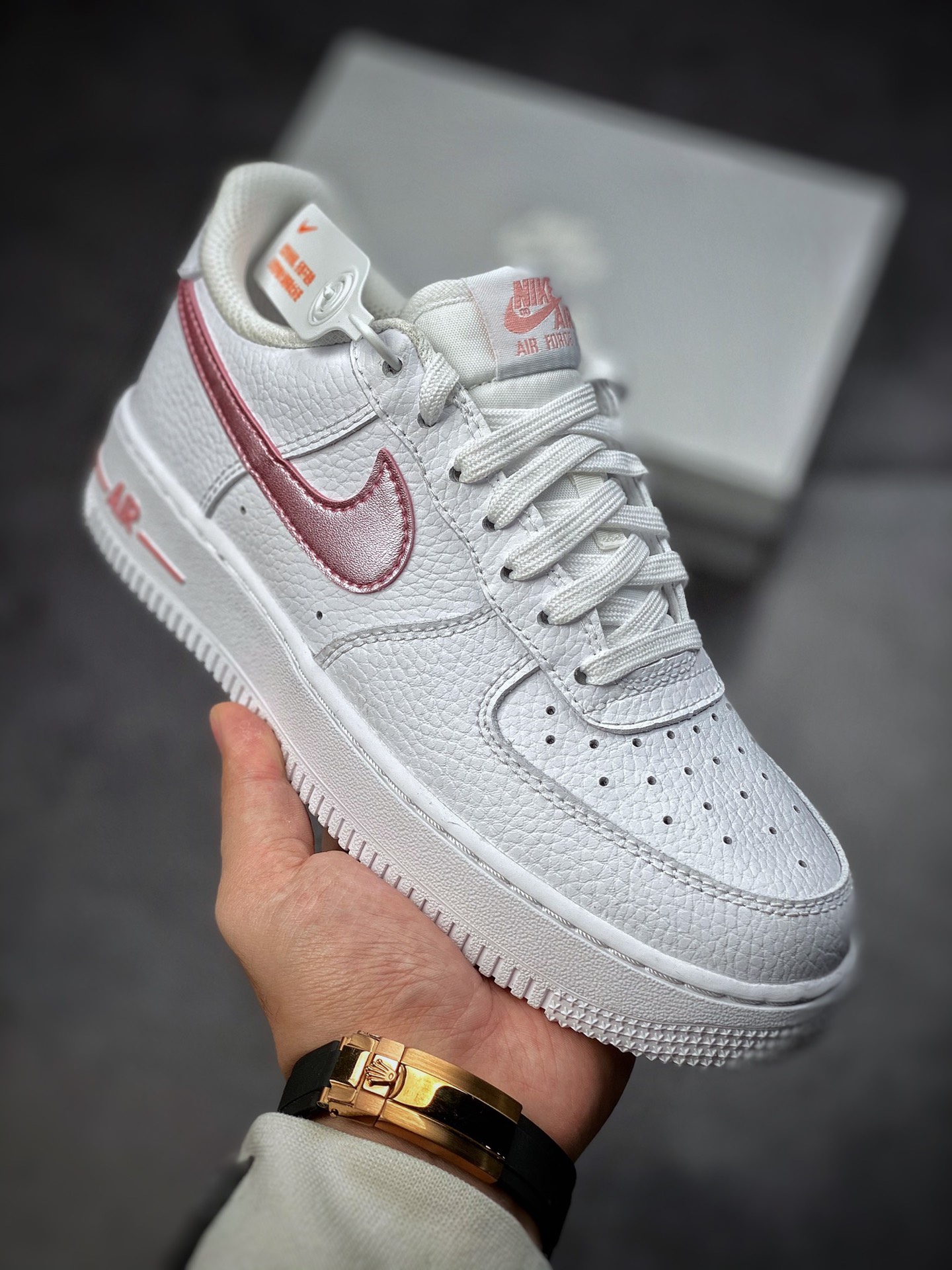 200  Nike Air Force 1 Low 07 荔枝纹玫瑰粉 CT3839-104