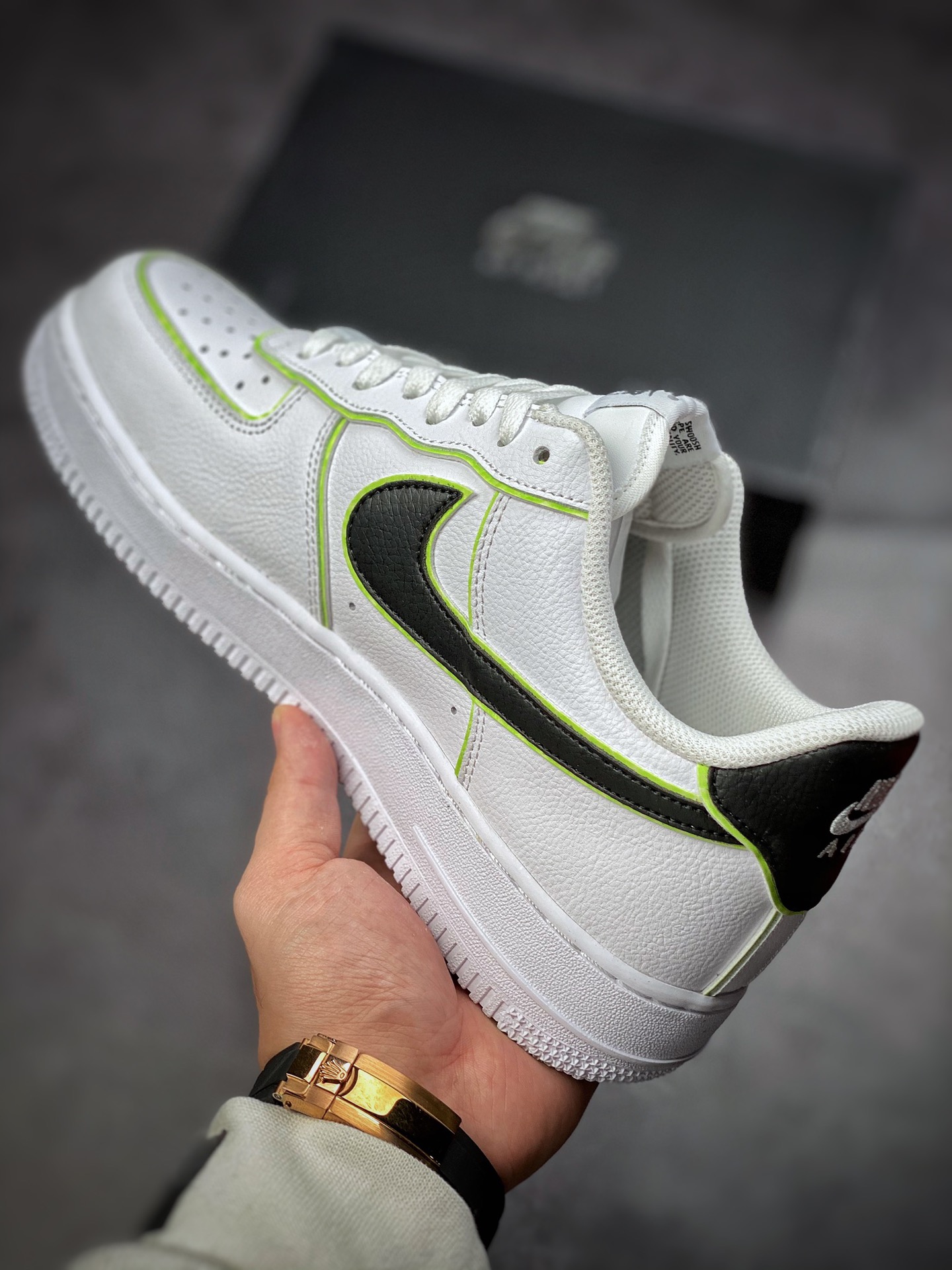 200  Nike Air Force 1 Low 07 白黑黄描边 CW2288-304