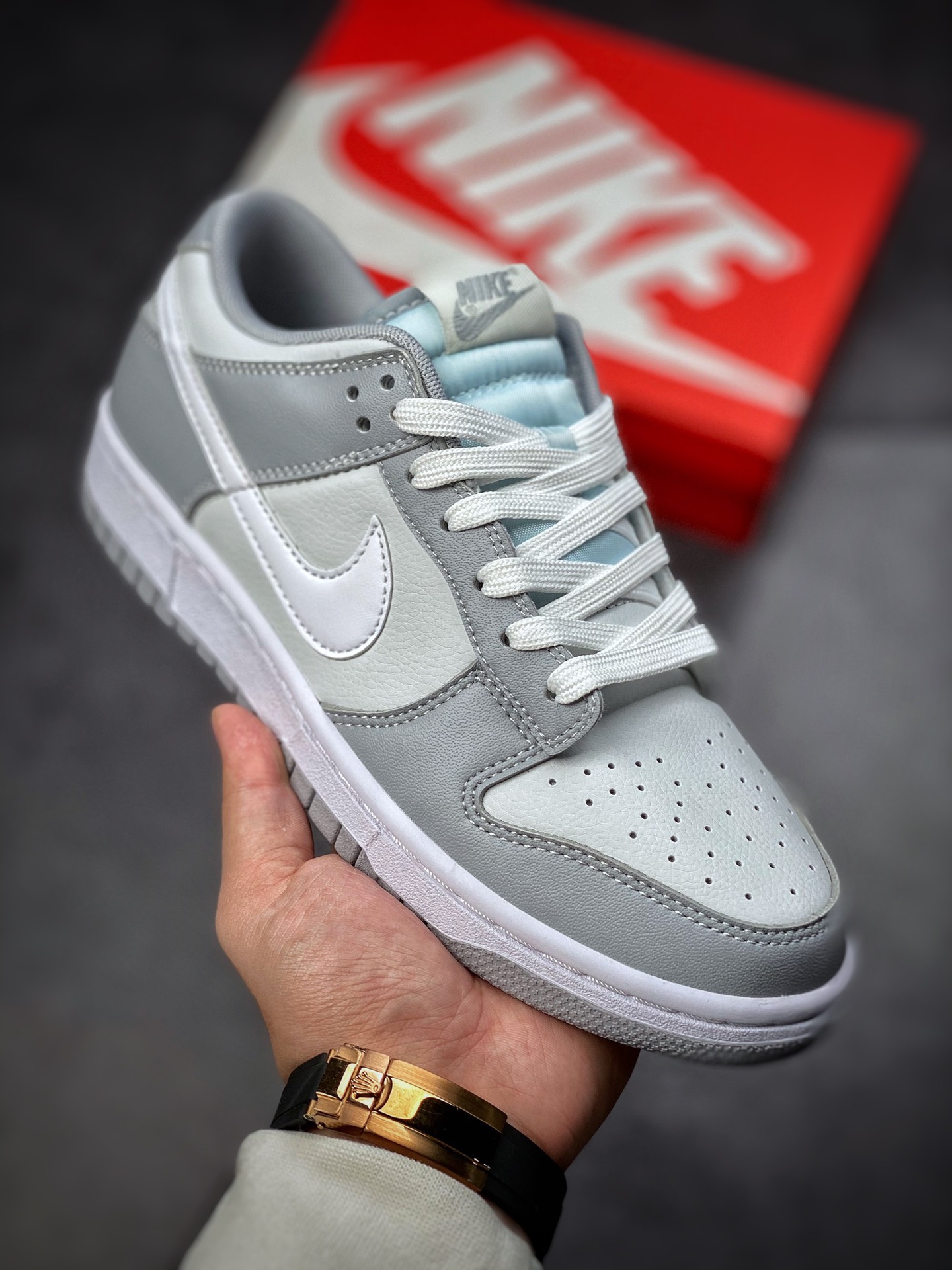 300  220  Nike Dunk Low Retro 复古 白灰 Dunk  DJ6188-001