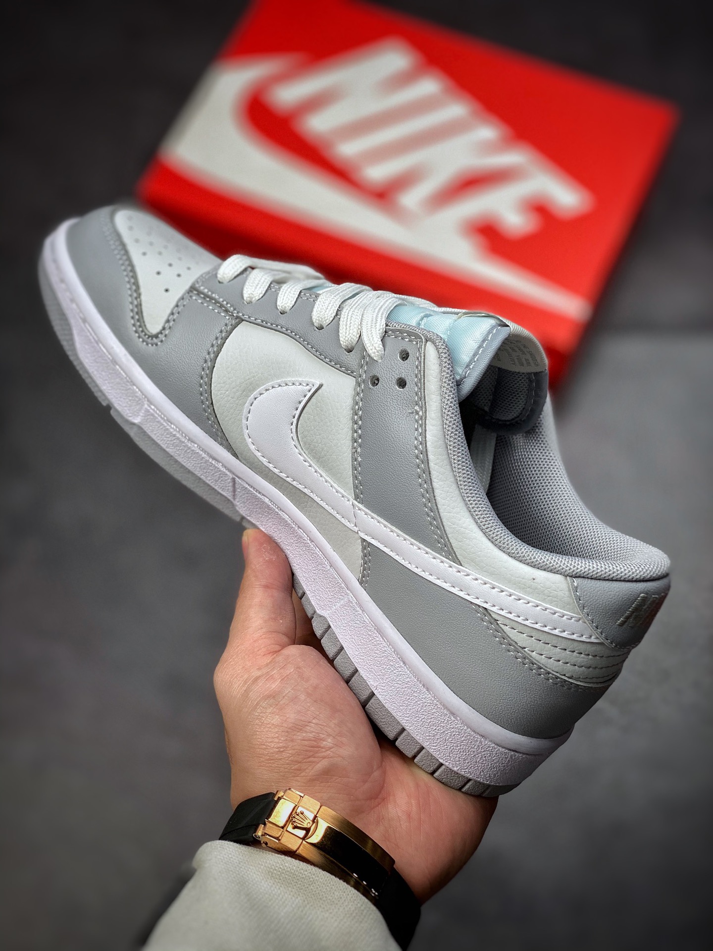 300  220  Nike Dunk Low Retro 复古 白灰 Dunk  DJ6188-001