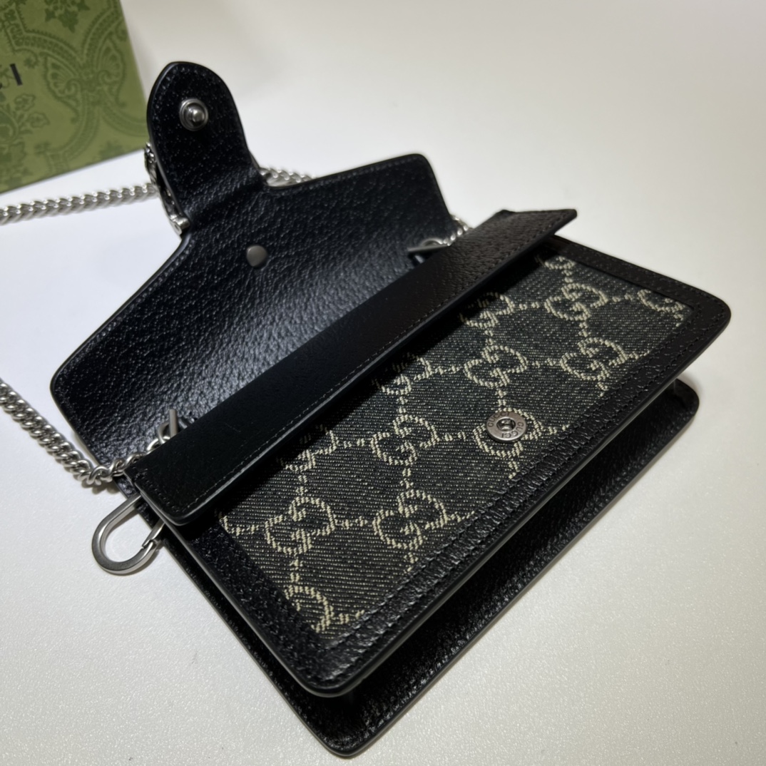 Gucci Style Denim Chain Bag style reference detail image 4 from source 770039
