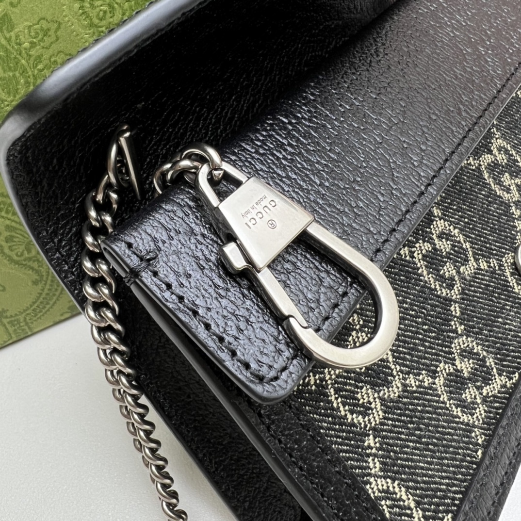 Gucci Style Denim Chain Bag style reference detail image 5 from source 770039