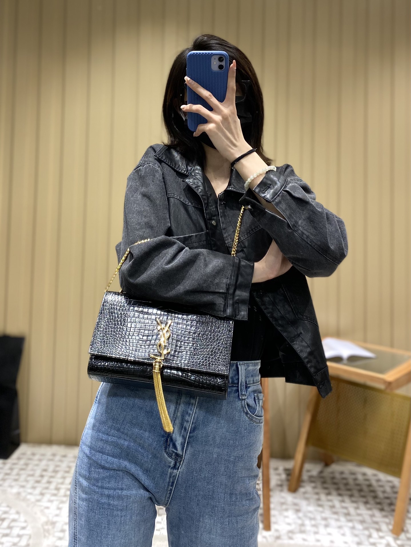 YSL ๐ฒ๐๐๐ ๐ฎ๐ฐ๐๐ ้ณ้ฑผ็บนๆต่ๅ
354119้ป่ฒ/้ๆฃ