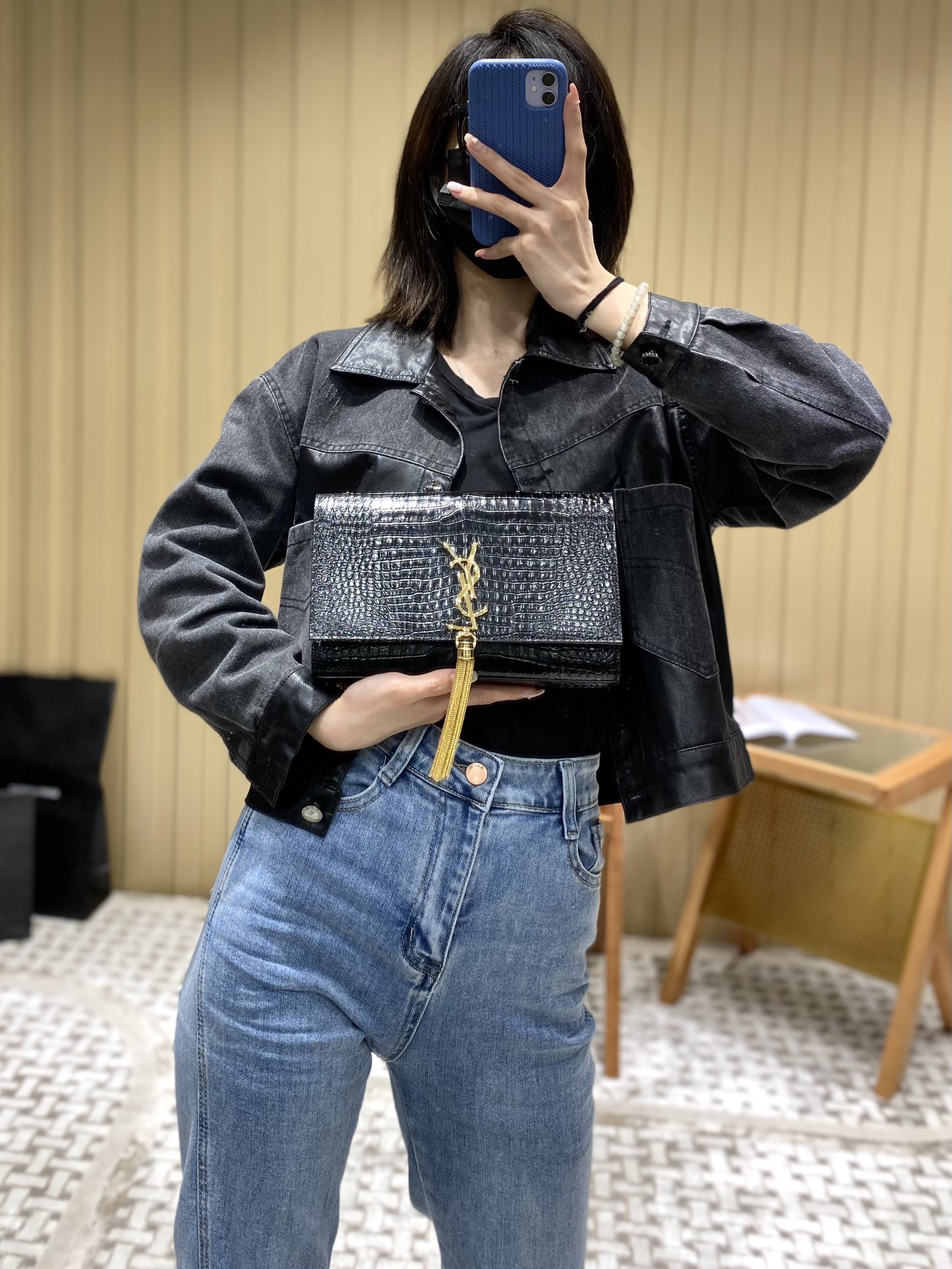 YSL ๐ฒ๐๐๐ ๐ฎ๐ฐ๐๐ ้ณ้ฑผ็บนๆต่ๅ
354119้ป่ฒ/้ๆฃ