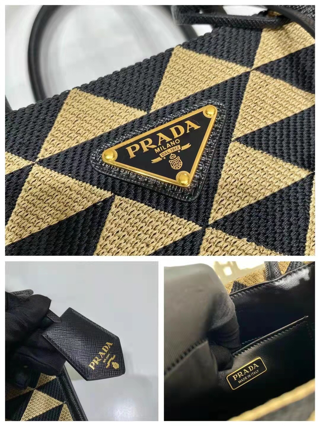 Prada Luxury Designer Handbag Shoulder Bag in fine calfskin 9