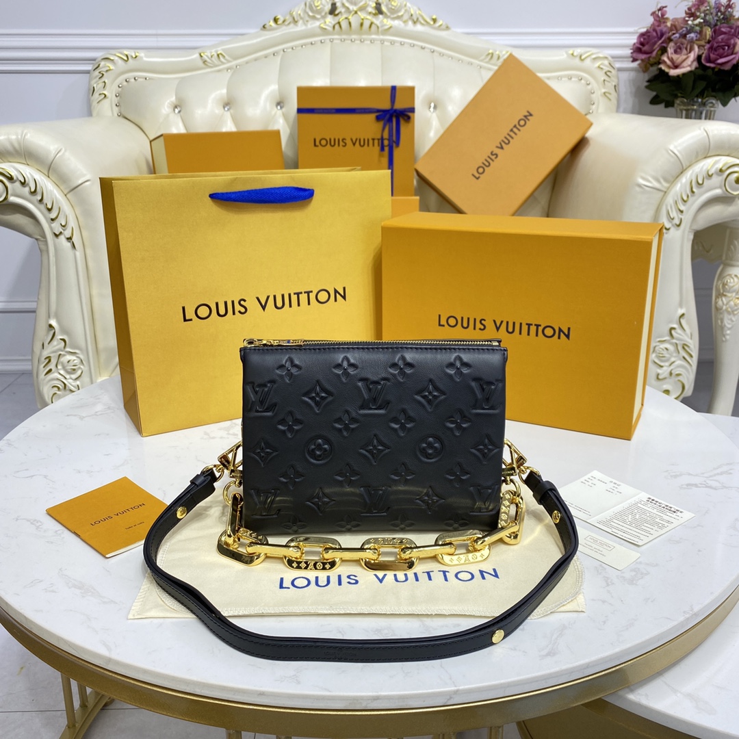 Louis Vuitton LV Coussin Bags Handbags Apricot Color Black Blue Green Silver White Sheepskin Spring/Summer Collection Baguette M57993