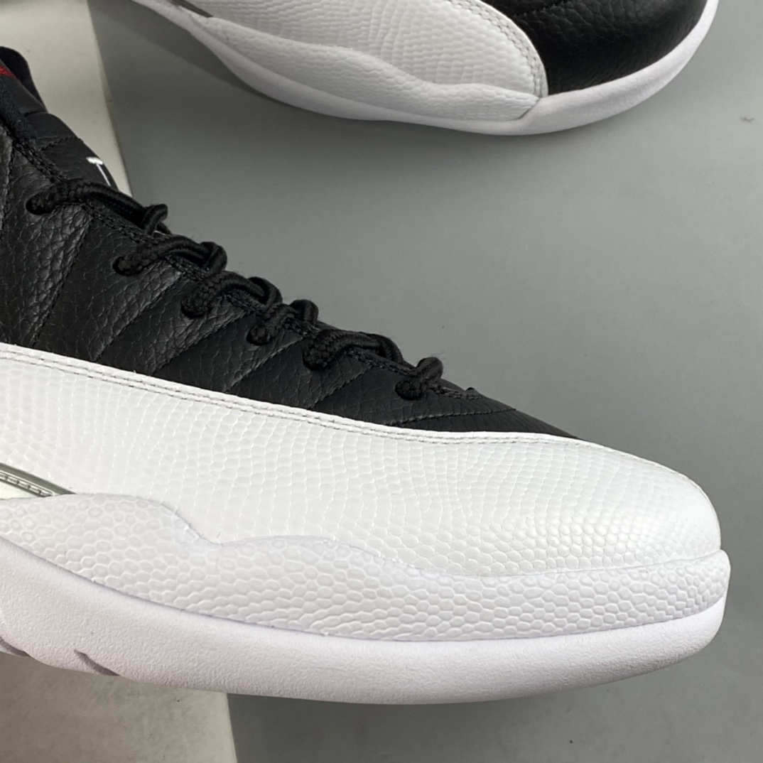 P450  Air Jordan 12 ”Retro Royoffs” AJ12 乔12黑白 银扣 2022版季后赛 CT8013-006