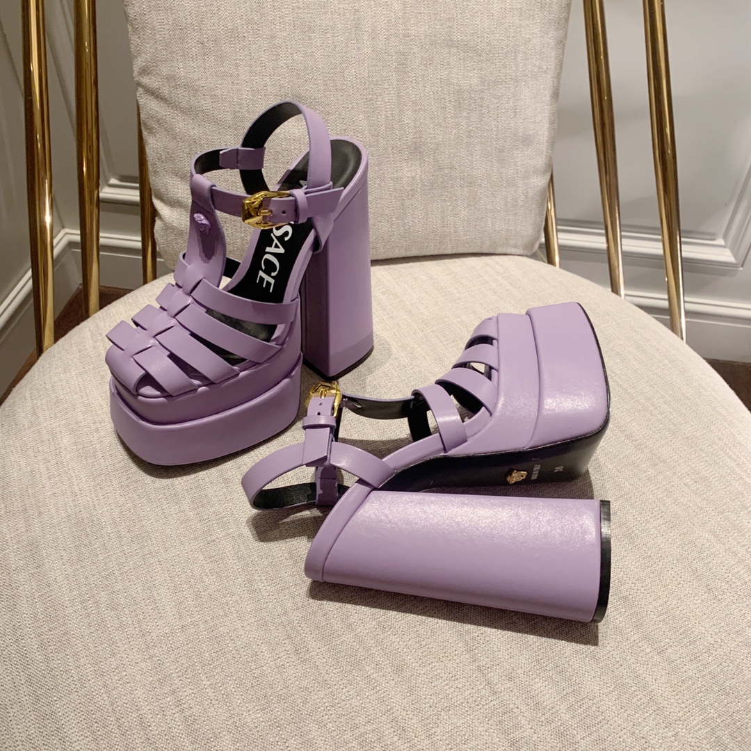 Suela de cuero.Colección Versace odio alturas! ¡En el extranjero compró original desmontado, 1:1 rép