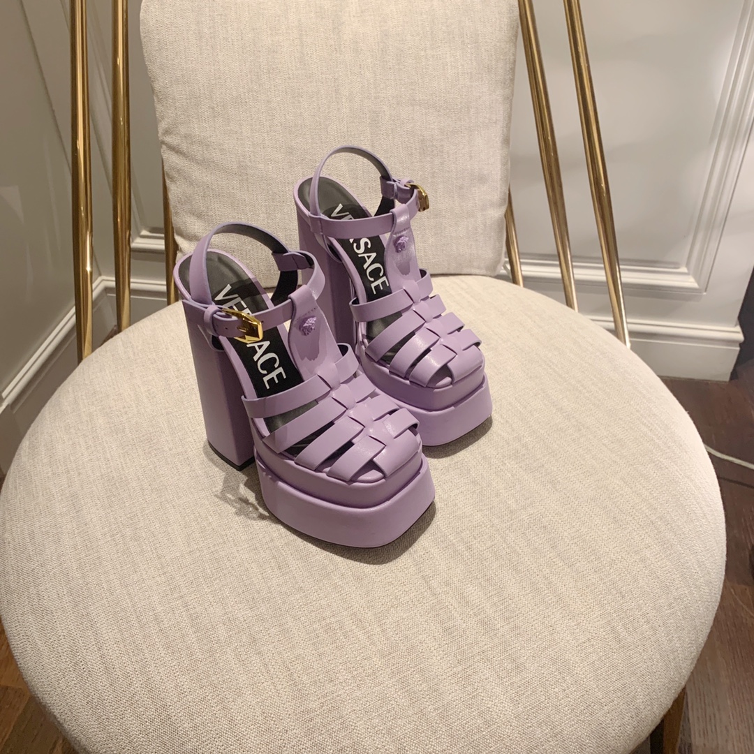 Suela de cuero.Colección Versace odio alturas! ¡En el extranjero compró original desmontado, 1:1 rép