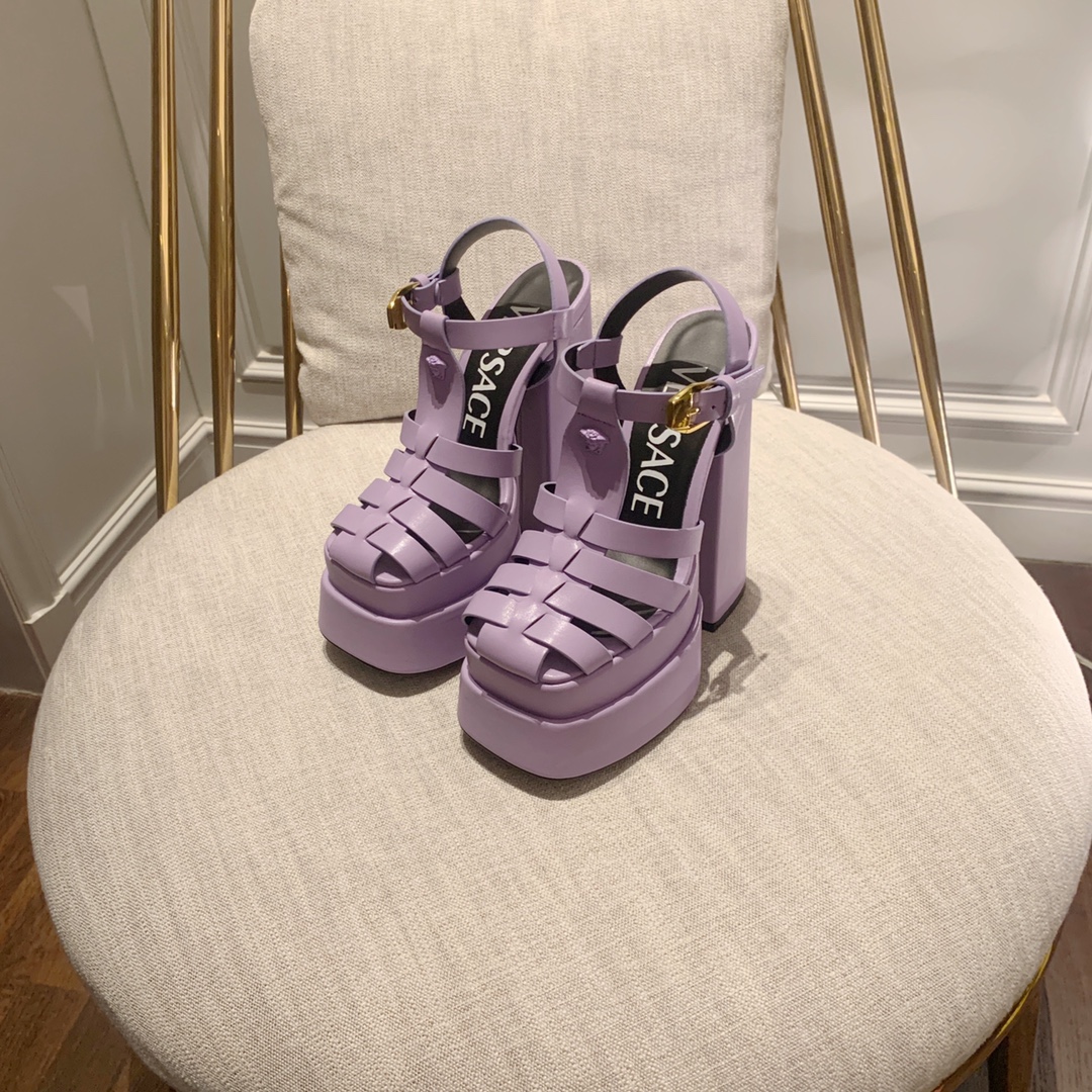 Suela de cuero.Colección Versace odio alturas! ¡En el extranjero compró original desmontado, 1:1 rép