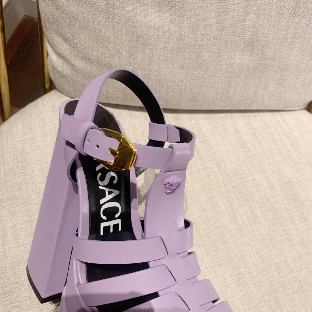 Suela de cuero.Colección Versace odio alturas! ¡En el extranjero compró original desmontado, 1:1 rép