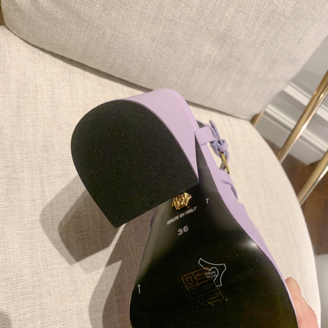 Suela de cuero.Colección Versace odio alturas! ¡En el extranjero compró original desmontado, 1:1 rép