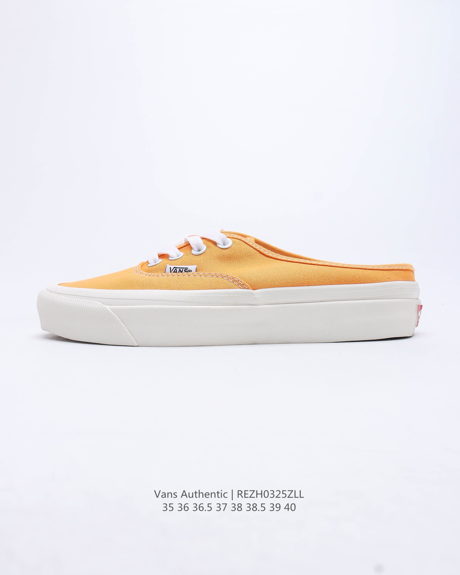 G0 VANS/万斯 男女鞋真标硫化工艺，夏日穿搭必备范斯/Vans Authentic Era Mule 安纳海姆4孔一脚蹬系列低帮系带复古帆布半拖露跟板鞋