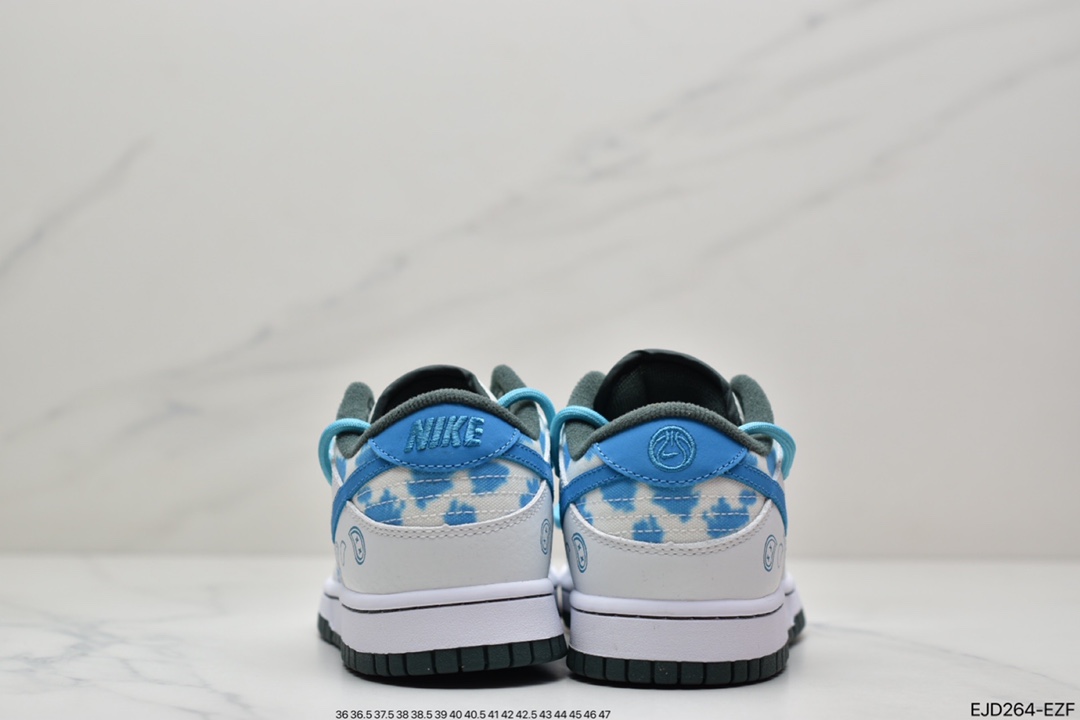 350 耐克NIKE DUNK LOW  “Retro”解构闪电黑蓝腰果花DH0957