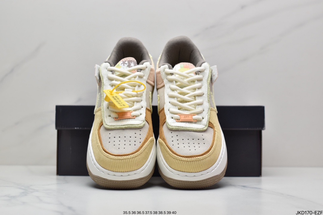 160 Air Force 1 Shadow 白蓝粉轻量增高低帮百搭板鞋CI0919-106