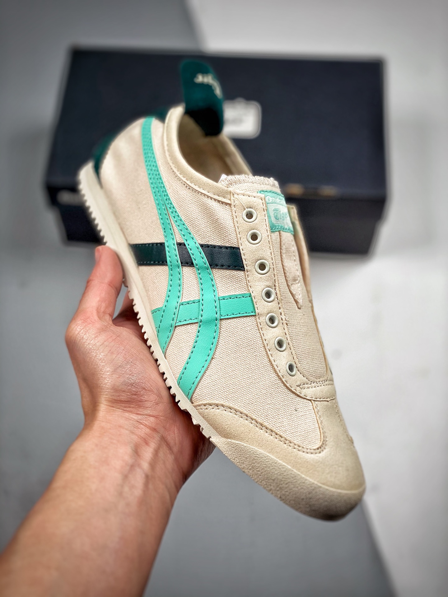 Asics Onitsuka Tiger serie oficial de lona de verano sincronizada, materiales originales de pedido de fábrica…