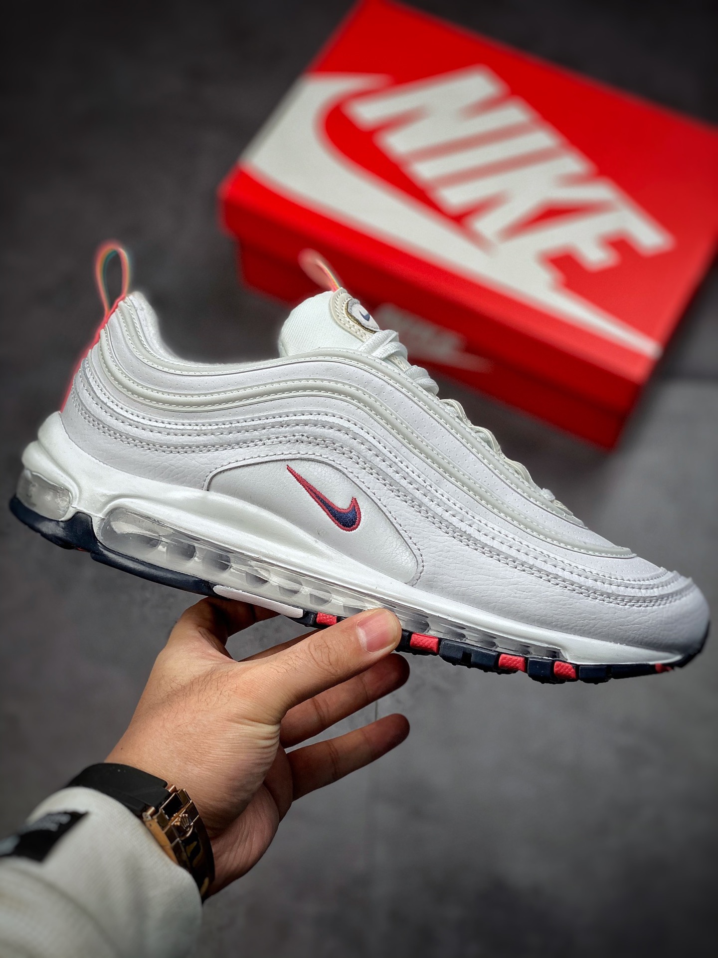 240 Nike Air Max 97 彩虹拉环 平台特供 DH1592-100-莆田鞋,莆田鞋货源,高仿鞋,高仿鞋货源,安福档口,莆田高仿鞋,莆田鞋批发,高仿鞋批发,莆田高仿运动鞋,高仿运动鞋,莆田运动鞋 240 Nike Air Max 97 彩虹拉环 平台特供 DH1592-100