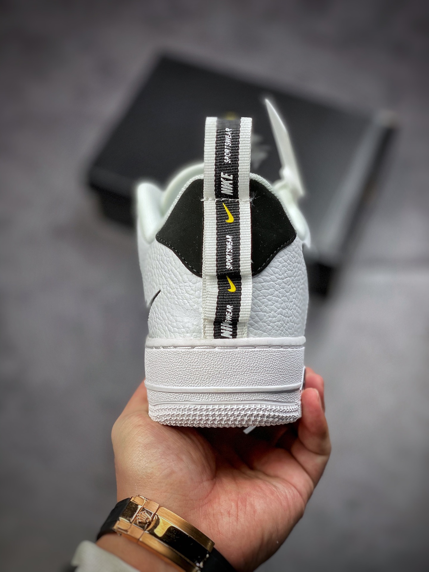 150  Nike Air Force 1 Low 07 LV8 Utility Pack”White/Black”白黑双钩解构 AJ7747-100