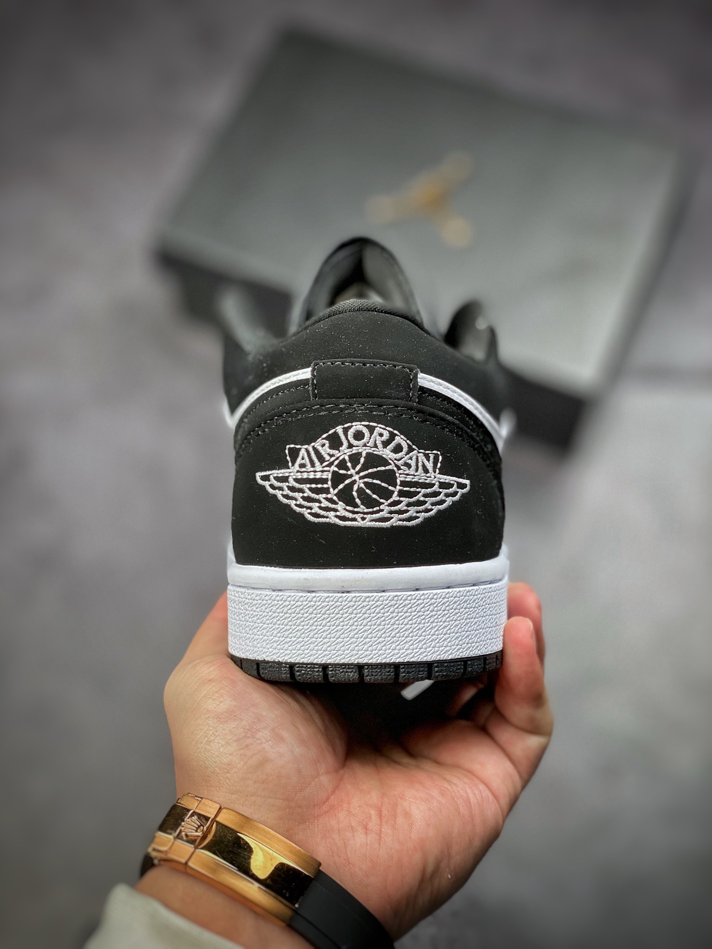 200  Air Jordan 1 Low 黑白 AJ1乔1低帮休闲板鞋 553558-001