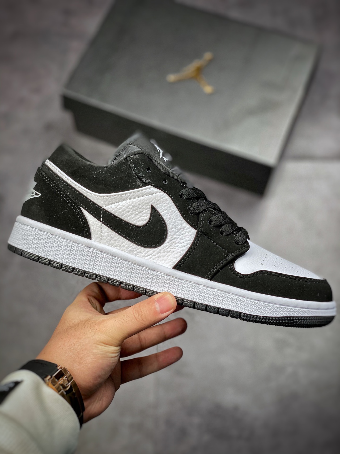 200  Air Jordan 1 Low 黑白 AJ1乔1低帮休闲板鞋 553558-001