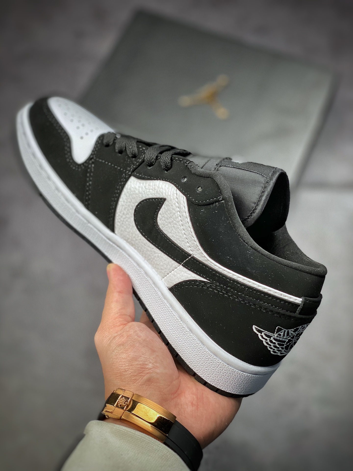 200  Air Jordan 1 Low 黑白 AJ1乔1低帮休闲板鞋 553558-001