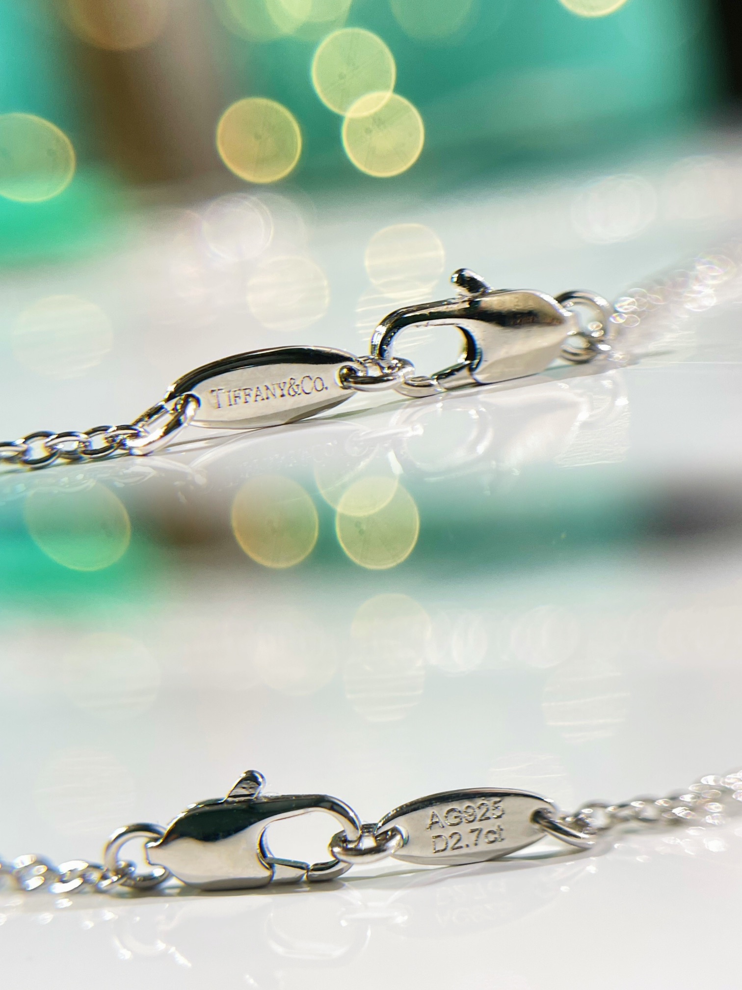 新款☑️TIFFANY&Co.蒂芙尼四叶草水滴钻项链