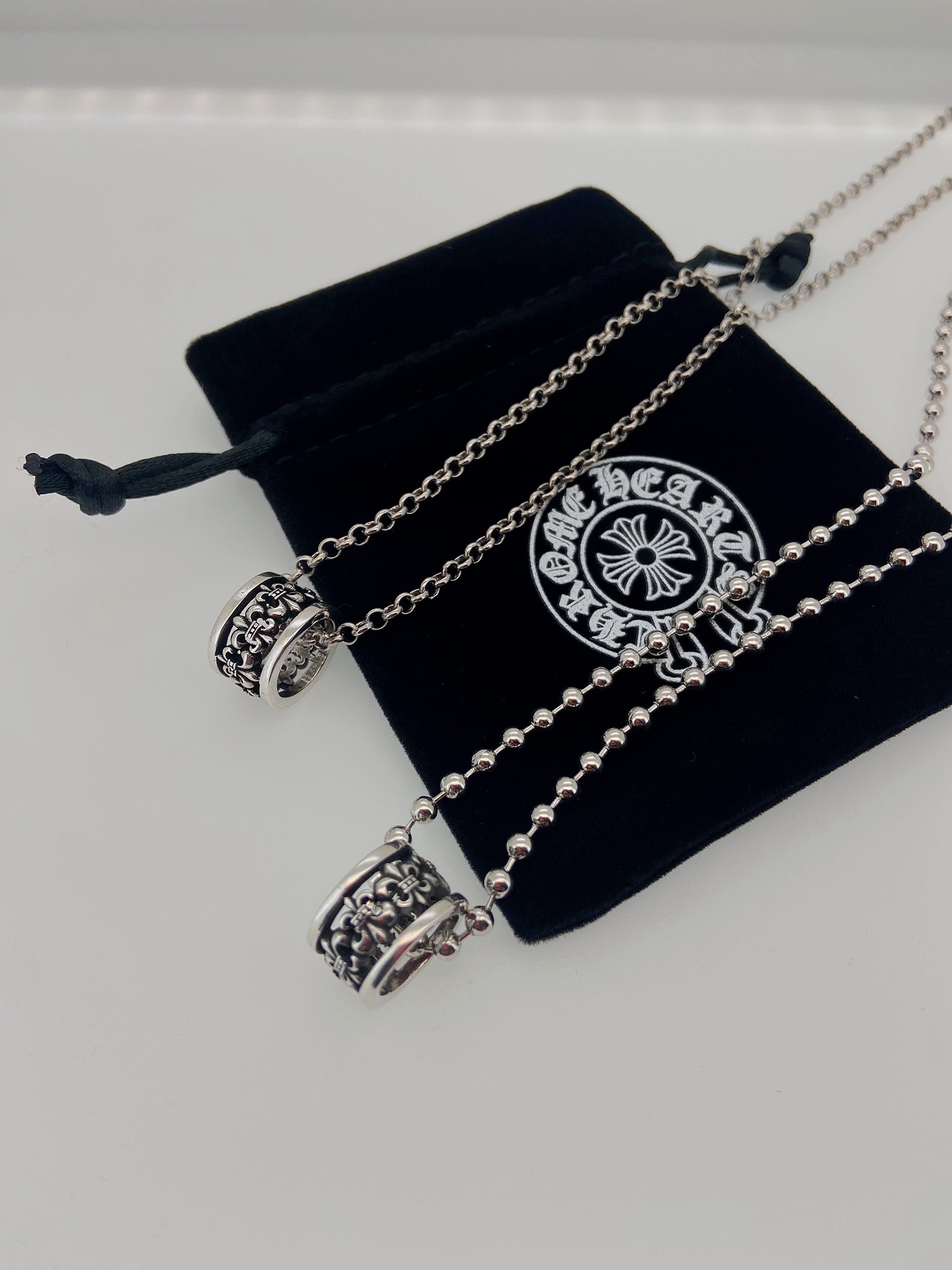 NO:103896,Chrome Hearts vintage round necklace, chrome hearts, chrome hearts, chrome hearts, necklace19860909Chrome Hearts  克罗心复古圆形项,克罗心项链,chrome hearts,chrome hearts,necklace,Jewelry