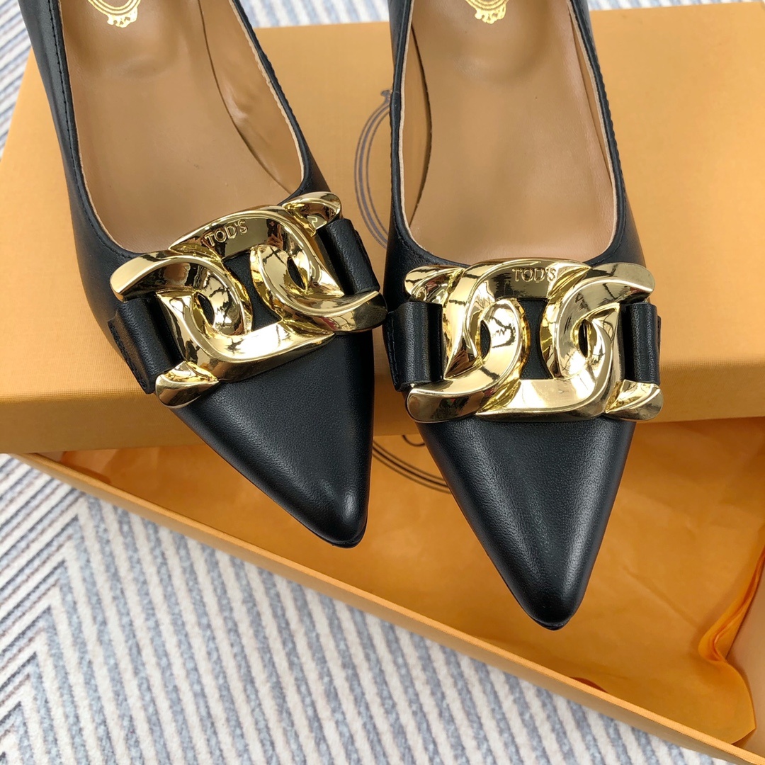 TODS Classic Plumb-Button Single-Shoe: Comfortable and Graceful Footwear with Stylish Design - 图片 7