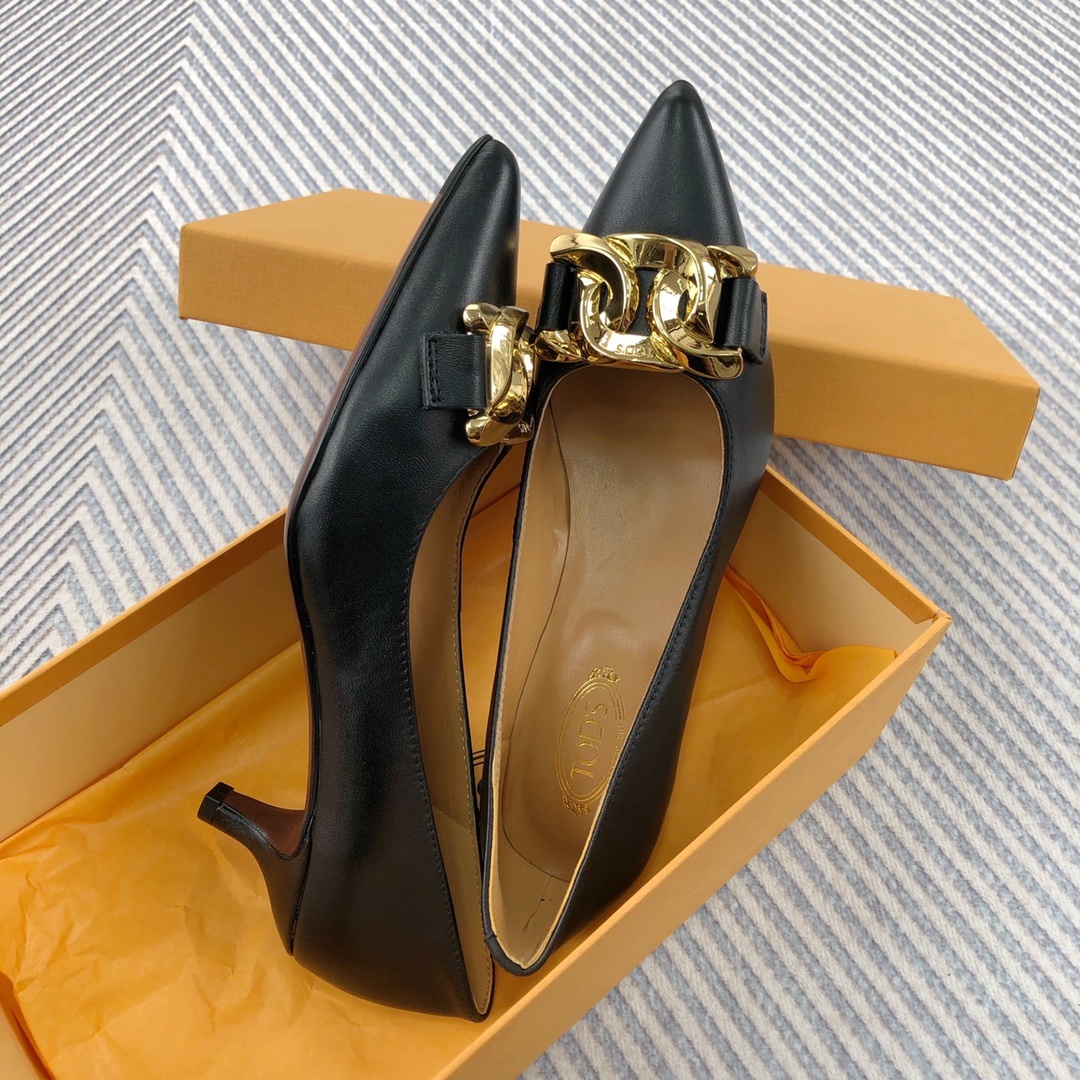 TODS Classic Plumb-Button Single-Shoe: Comfortable and Graceful Footwear with Stylish Design - 图片 6