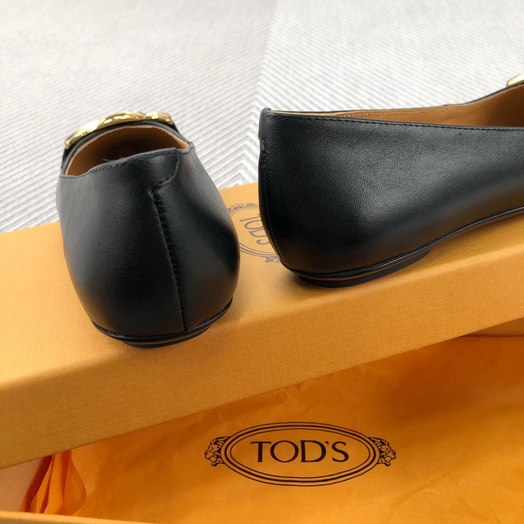 TODS Classic Plumb-Button Single-Shoe: Elegant Design with Comfortable Fit - 图片 8